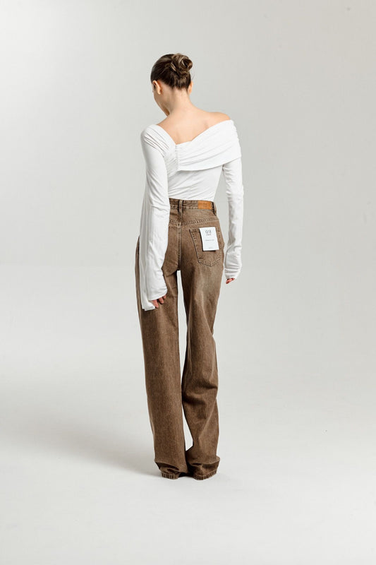 Straight High-Rise Jeans